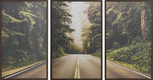 Redwood Highway Framed Wall Decor - 3 Pack Perspective: front
