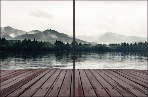Pier Living Wall Decor - 2 Pack Perspective: front