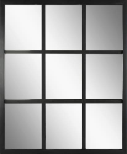 Crystal Art Gallery Framed Window Pane Mirror Perspective: front