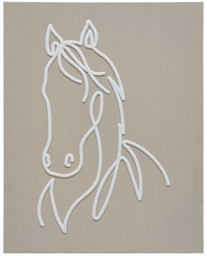 Horse Wall Art Perspective: front