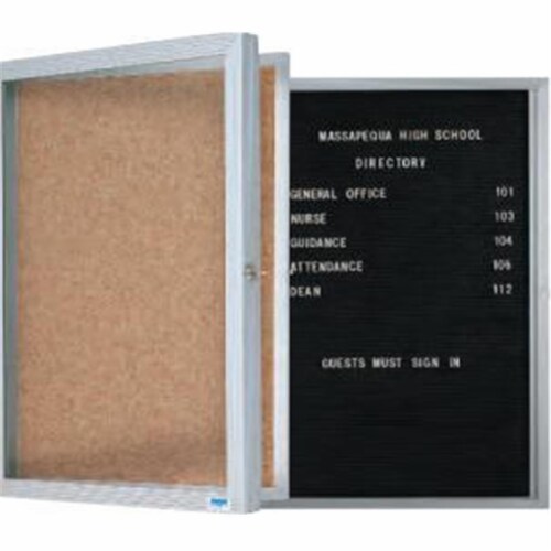 AARCO Products EBC2418 Economical Enclosed Bulletin Board 1