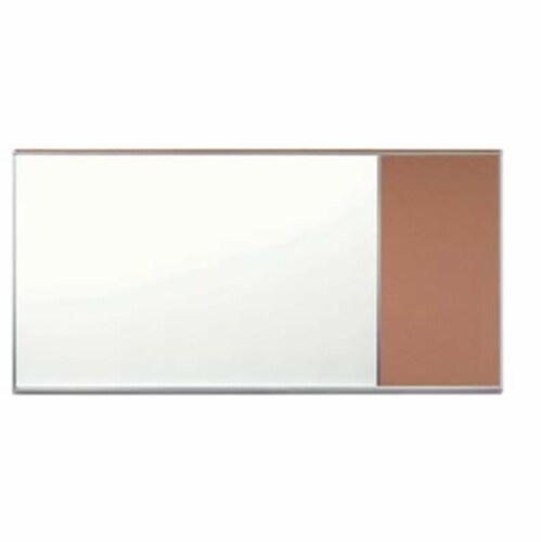 Aarco Products Combination Left Side Board- Blue Surf - 4 x 10 ft. Perspective: front