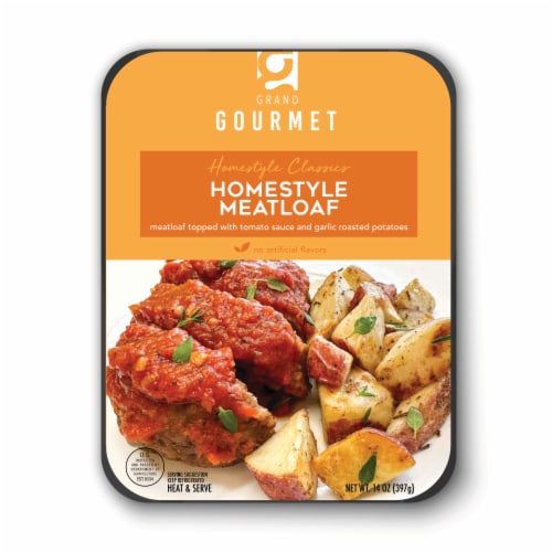 Grand Gourmet Homestyle Classic Meatloaf & Potatoes Perspective: front