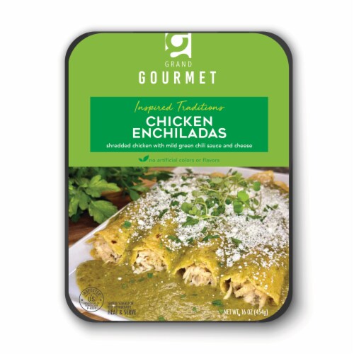 Grand Gourmet Inspired Traditions Chicken Enchilada Perspective: front