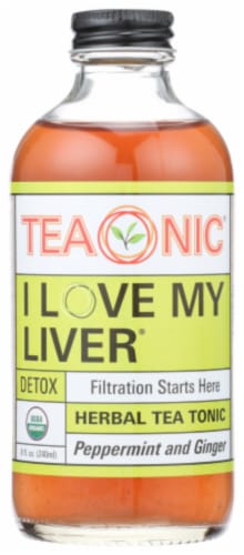 Teaonic® I Love My Liver Herbal Tea Tonic Perspective: front