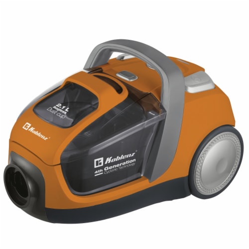 Koblenz Alpha Canister Vacuum Bagless Orange (KBZKC1500) Perspective: front