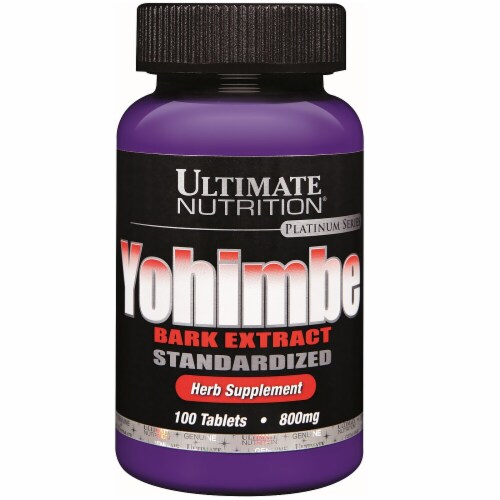 Ultimate Nutrition Yohimbe Bark Extract Standardized Herb Supplement, 100 ct Kroger
