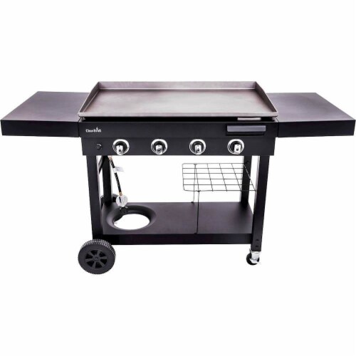 Char-Broil 4-Burner Black 40,000 BTU 778 Sq. In. Outdoor LP Gas Griddle 18952074 Perspective: front