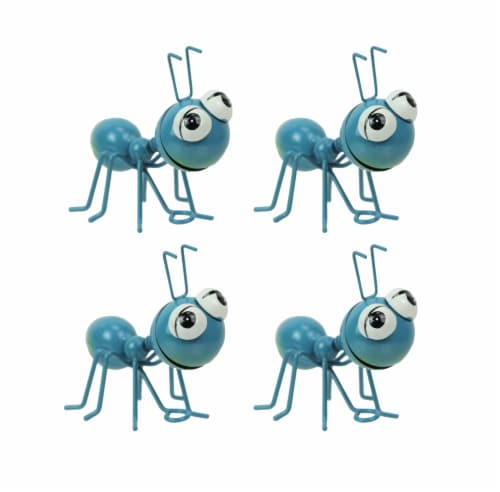 Set of 4 Blue Metal Art Big Head Ant Table Sculptures / Wall Hangings, One  Size - Harris Teeter