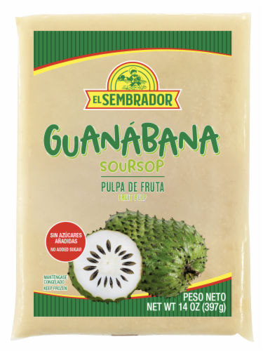 El Sembrador™ Guanabana Sour Sop Fruit Pulp Perspective: front