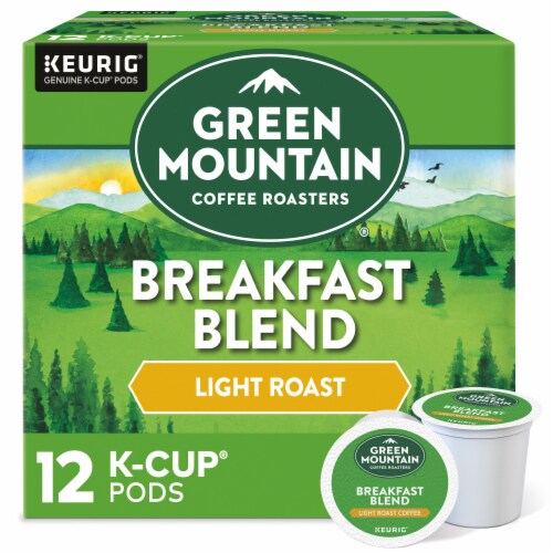 Green Mountain Coffee Roasters® Breakfast Blend Light Roast K-Cup® Coffee Pods Perspective: front