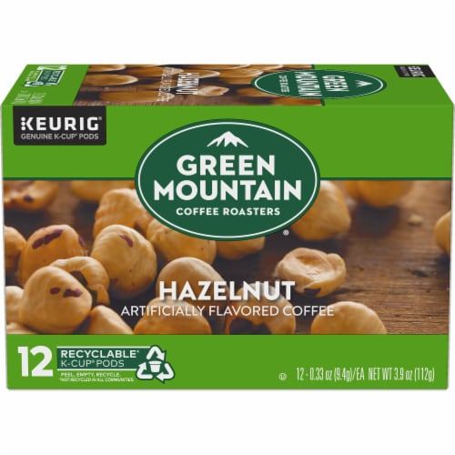 Green Mountain Coffee Roasters® Hazelnut Light Roast K-Cup Coffee Pods Perspective: front