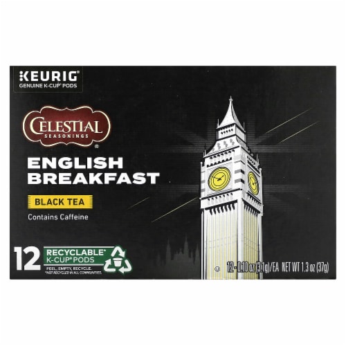 Mariano S Celestial Seasonings English Breakfast Tea K Cup Pods 12 Ct