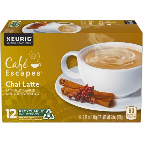 Cafe Escapes® Chai Latte K-Cup® Pods Perspective: front