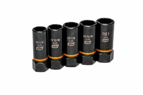 5 Pc. 1/2 Drive Bolt Biter™ Deep Extraction Socket Set 86070 Perspective: front