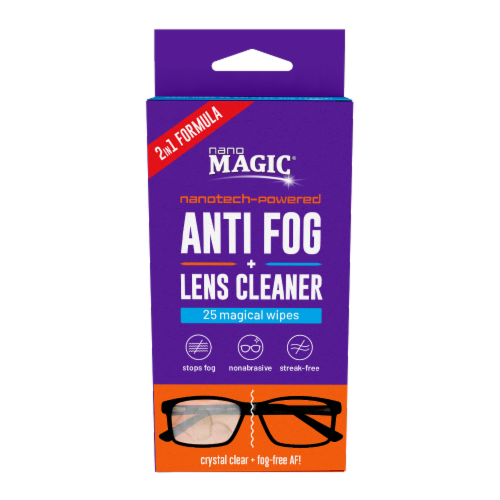 Nano Magic Anti Fog + Lens Cleaning Wipes Perspective: front