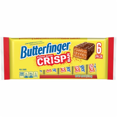 Save on Butterfinger Peanut Butter Candy Bars Fun Size - 6 ct Order Online  Delivery