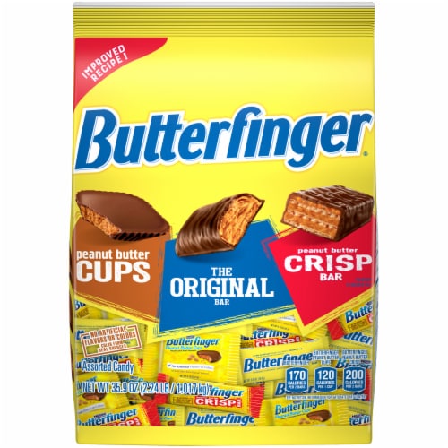 Butterfinger Jumbo Assorted Candy Bars Variety Bag Perspective: front