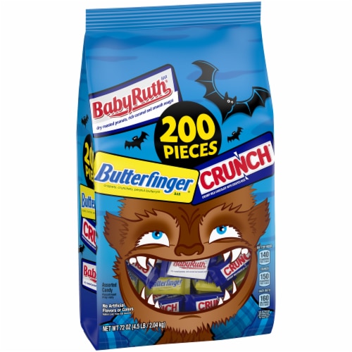 Nestle Assorted Chocolate Jumbo Stand Up Bag Halloween 200 Piece Perspective: front