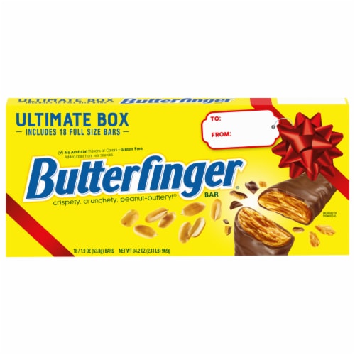 Butterfinger® Full-Size Chocolate Bar Pack Perspective: front
