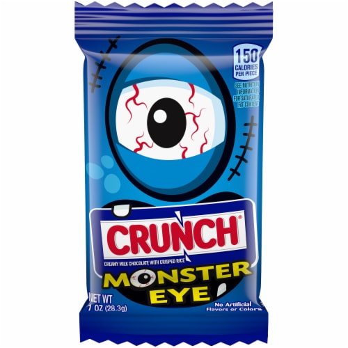 Crunch Zombie Eye Milk Chocolate Bar Perspective: front