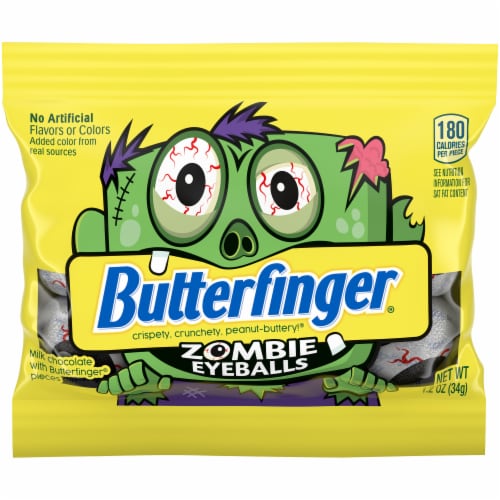 Butterfinger® Zombie Eyeballs Candy Bar Perspective: front