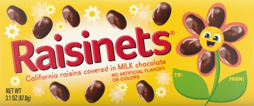 Raisinets Milk-Chocolate-Covered California Raisins Perspective: front