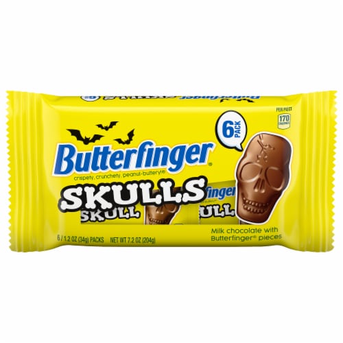 Butterfinger® Skull Milk Chocolate Halloween Candy, 6 ct Mariano’s