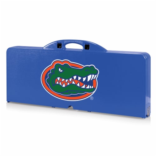 Florida Gators  Picnic Table Portable Folding Table with Seats, 53 x
