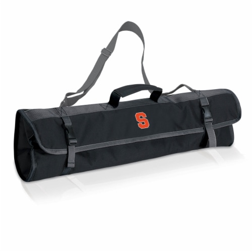 Syracuse Orange - 3-Piece BBQ Tote & Grill Set Perspective: front