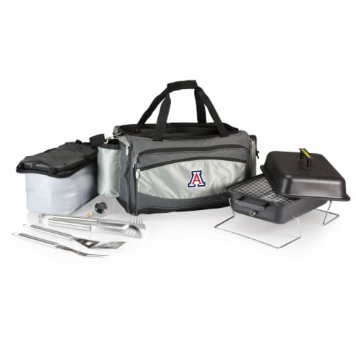 Arizona Wildcats - Vulcan Portable Propane Grill & Cooler Tote Perspective: front