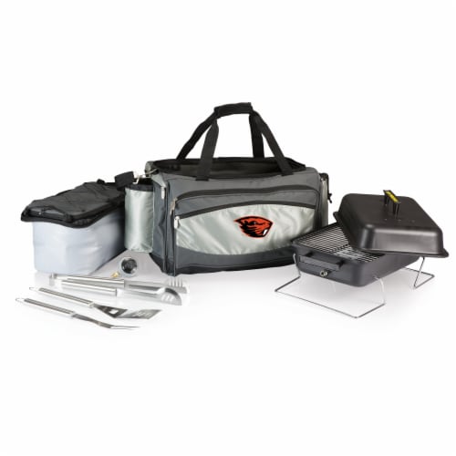 Oregon State Beavers - Vulcan Portable Propane Grill & Cooler Tote Perspective: front