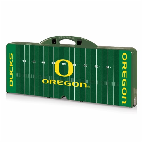 Picnic Time Oregon Ducks Portable Picnic Table Perspective: front
