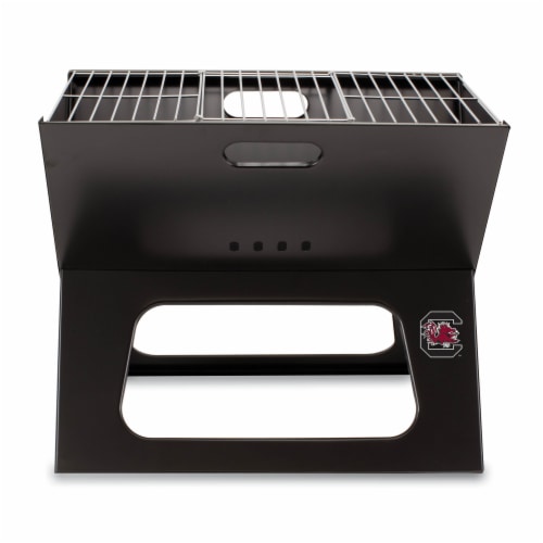 South Carolina Gamecocks - X-Grill Portable Charcoal BBQ Grill Perspective: front
