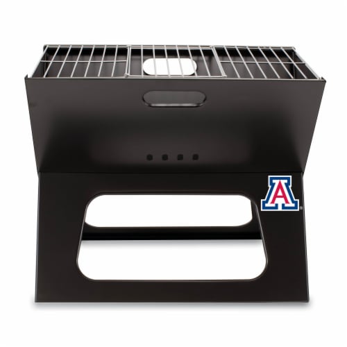 Arizona Wildcats - X-Grill Portable Charcoal BBQ Grill Perspective: front