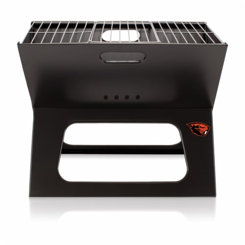 Oregon State Beavers - X-Grill Portable Charcoal BBQ Grill Perspective: front