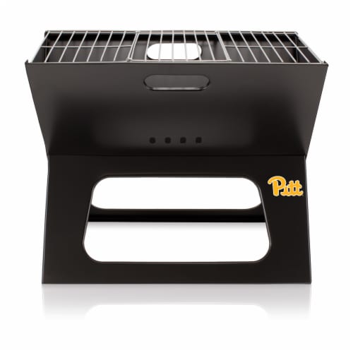 Pitt Panthers - X-Grill Portable Charcoal BBQ Grill Perspective: front