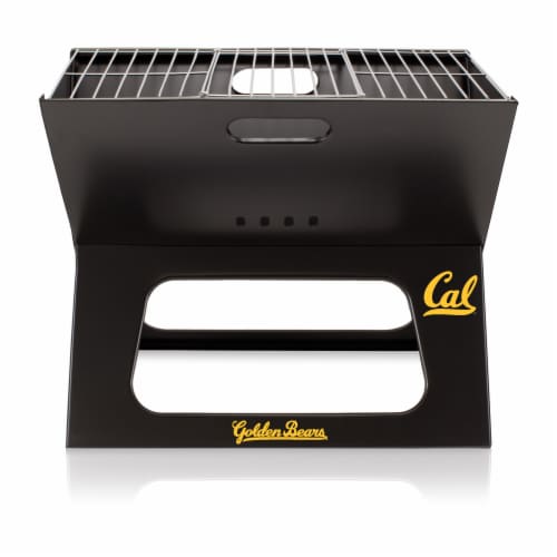 Cal Bears - X-Grill Portable Charcoal BBQ Grill Perspective: front