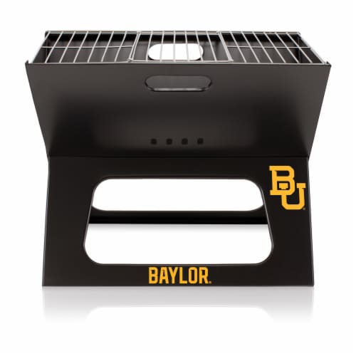 Baylor Bears - X-Grill Portable Charcoal BBQ Grill Perspective: front