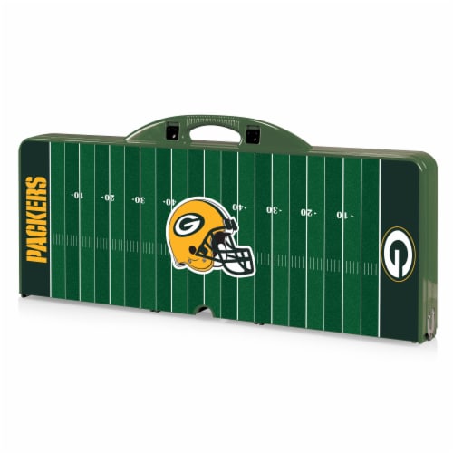 Green Bay Packers Portable Picnic Table Perspective: front