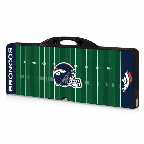 Denver Broncos Portable Picnic Table Perspective: front