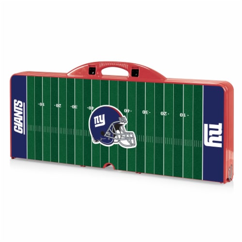 Picnic Time New York Giants Portable Picnic Table Perspective: front