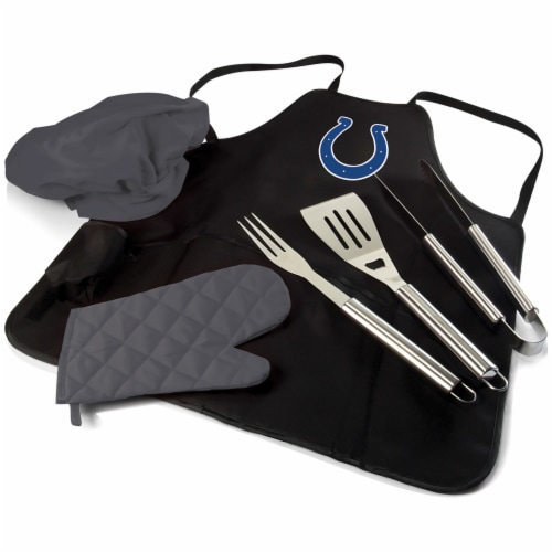 Indianapolis Colts - BBQ Apron Tote Pro Grill Set Perspective: front