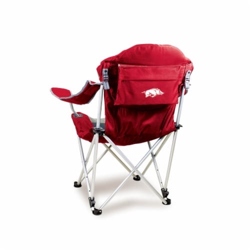 Arkansas Razorbacks - Reclining Camp Chair Perspective: front