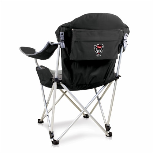 NC State Wolfpack - Reclining Camp Chair Perspective: front
