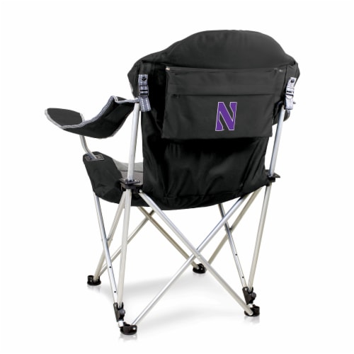 Northwestern Wildcats - Reclining Camp Chair Perspective: front