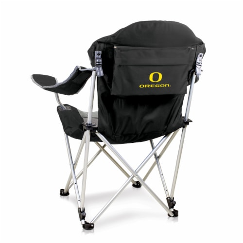 Oregon Ducks - Reclining Camp Chair Perspective: front
