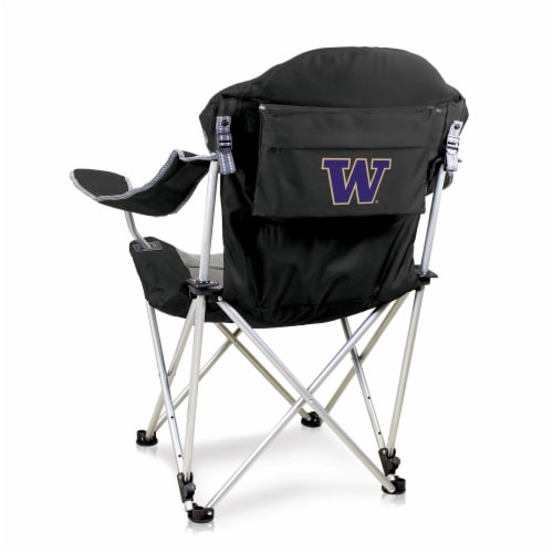 Washington Huskies - Reclining Camp Chair Perspective: front