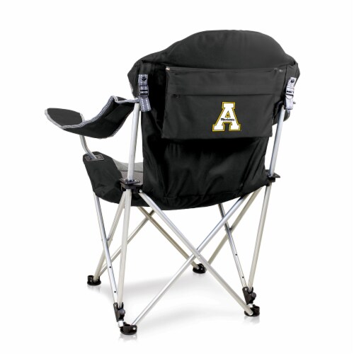 App State Mountaineers - Reclining Camp Chair Perspective: front