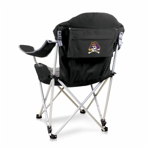 East Carolina Pirates - Reclining Camp Chair Perspective: front